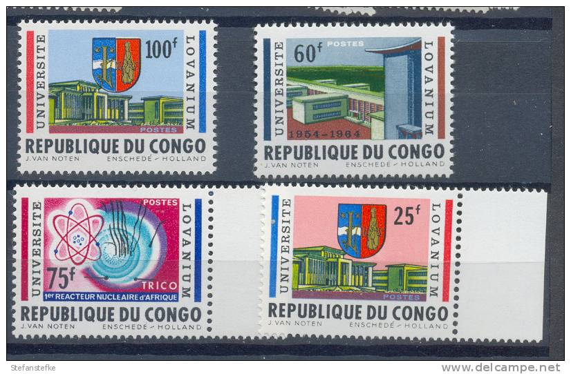 Congo Republique : Ocb Nr: 527 529 530 531  ** MNH (zie  Scan ) - Ongebruikt