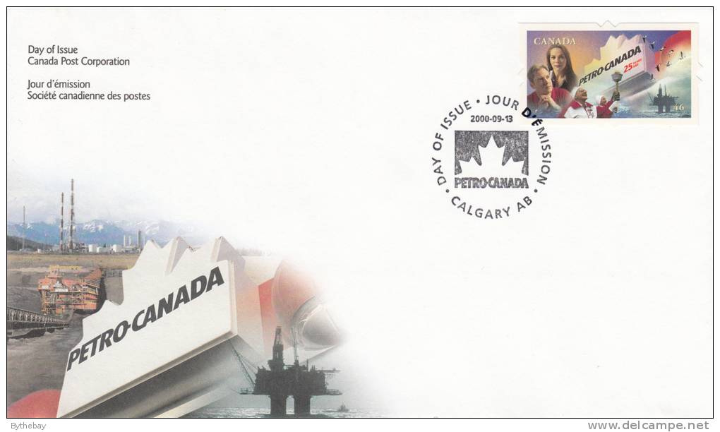 Canada FDC Scott #1867 46c Petro-Canada - 1991-2000