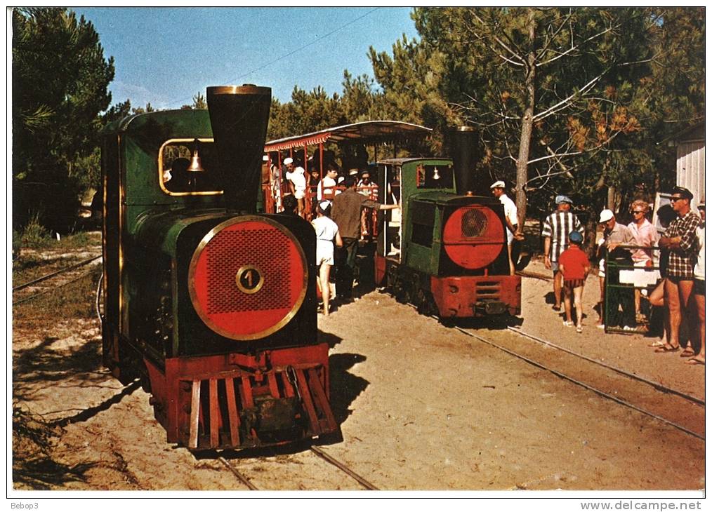 17 Ile D´Oléron Saint Trojan Les Bains - Petit Train Touristique En Gare De Gatseau - Ile D'Oléron