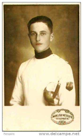 FENCING,   Sport,   Real Photo,   Old Postcard - Escrime