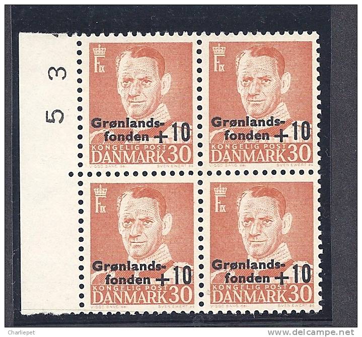 Denmark Scott # B 25 MNH  Block Of 4 Catalogue $3.20 - Nuevos