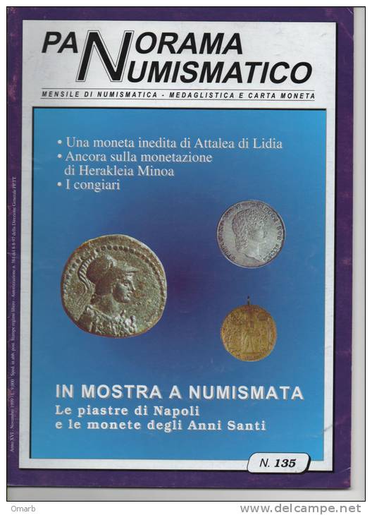 Lib003-7 Rivista Mensile "Panorama Numismatico" N.135 Novembre 1999 - Italien