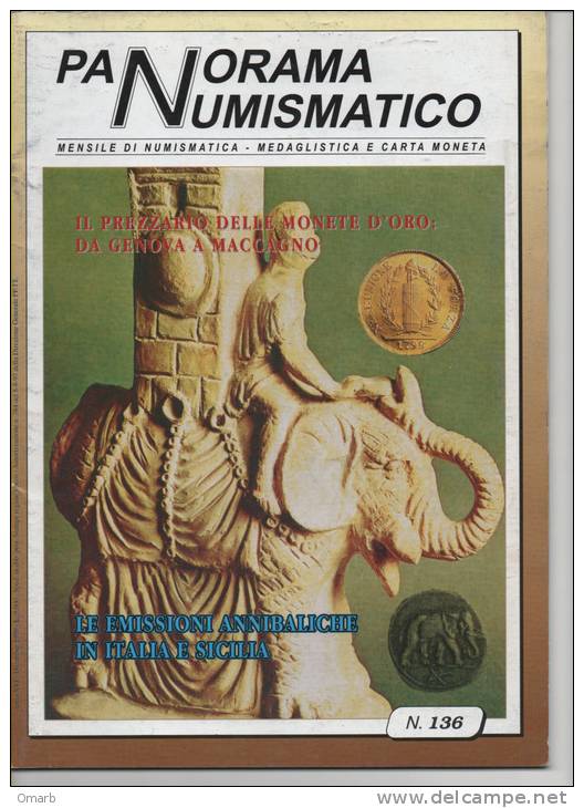 Lib003-8 Rivista Mensile "Panorama Numismatico" N.136 Dicembre 1999 - Italien