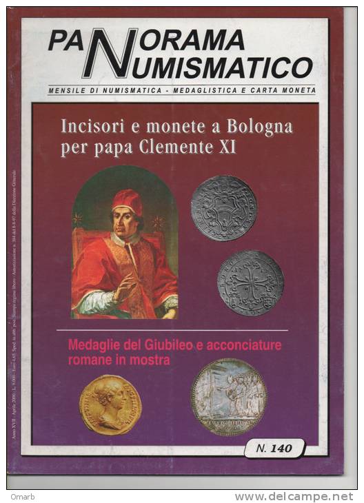 Lib003-9 Rivista Mensile "Panorama Numismatico" N.140 Aprile 2000 Numismatique Coins Banknotes - Italien