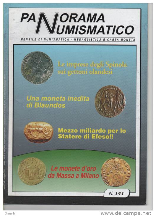 Lib003-10 Rivista Mensile "Panorama Numismatico" N.141 Maggio 2000 Coins Magazine Monnaie Collection - Italien