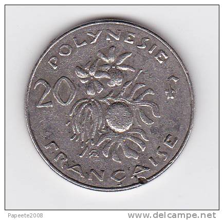 Polynésie Française - 20 FCFP - 2003 - "avec Un Défaut" - Rare - French Polynesia