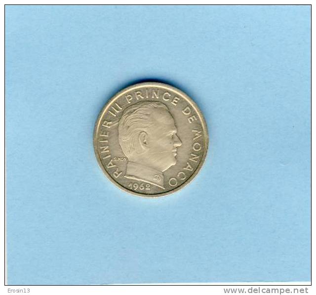 MONNAIE - MONACO -  10 Centimes Rainier III 1962 - 1960-2001 Francos Nuevos