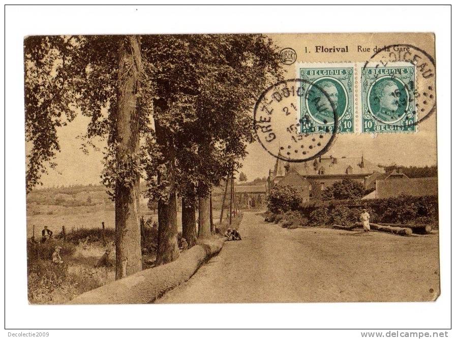 BC60603 Florival Rue De La Gare TCV  Used Perfect Shape 2 Scans - Sonstige & Ohne Zuordnung