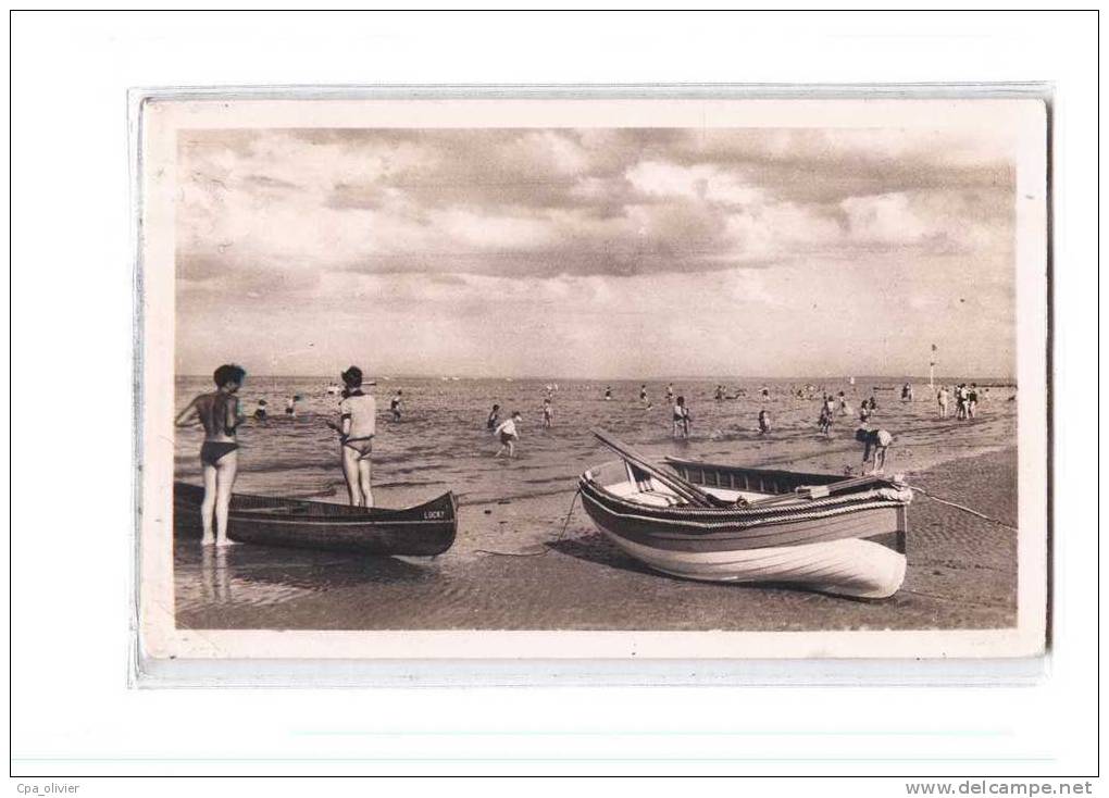 50 BLAINVILLE SUR MER (envs St Malo Lande) Plage, Heure Du Bain, Ed Le Goubey 51322, Plages Normandes, CPSM 9x14, 1964 - Pontorson