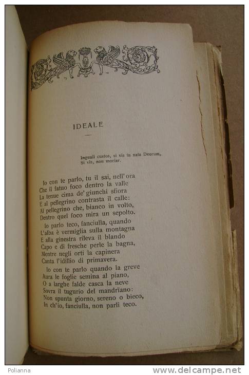 PBC/23 Giovanni Prati EDMENEGARDA - Poesie Liriche UTET 1921 - Poésie