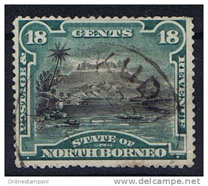 North Borneo: SG Nr 78  Used Cat Value UKP 50 - Noord Borneo (...-1963)