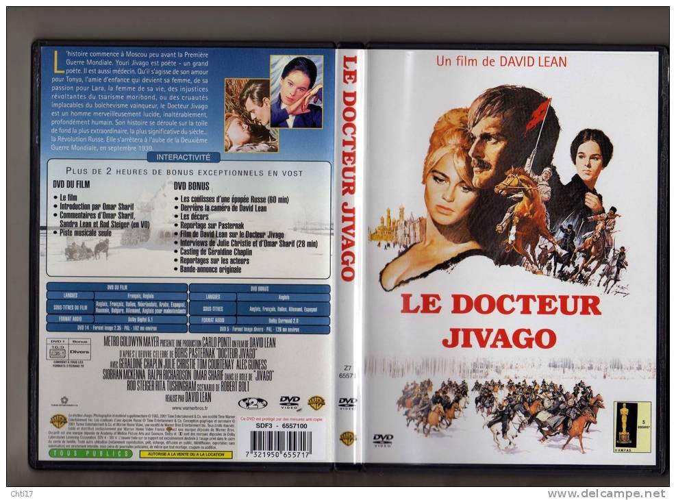 LE DOCTEUR JIVAGO PAE D LEAN AVEC OMAR SHARIF  G CHAPLIN  ALEC GUINESS EDITION COLLECTOR DEUX DVD - Action & Abenteuer