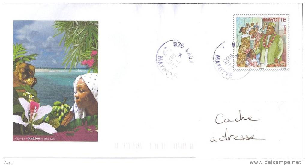 8031  PAP KARIBU MAORE - SADA - MAYOTTE - Légèrement Froissé - Enteros Postales & PAP