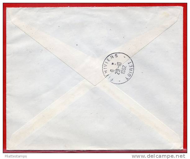 VATICAN LETTRE RECOMMANDEE DU 26/10/1962 DU VATICAN POUR PITHIVIERS FRANCE COVER - Máquinas Franqueo (EMA)