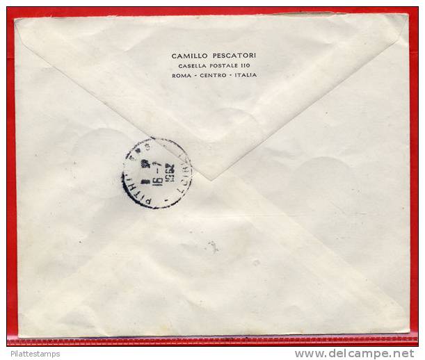 VATICAN LETTRE RECOMMANDEE DU 12/07/1962 DU VATICAN POUR PITHIVIERS FRANCE COVER - Frankeermachines (EMA)