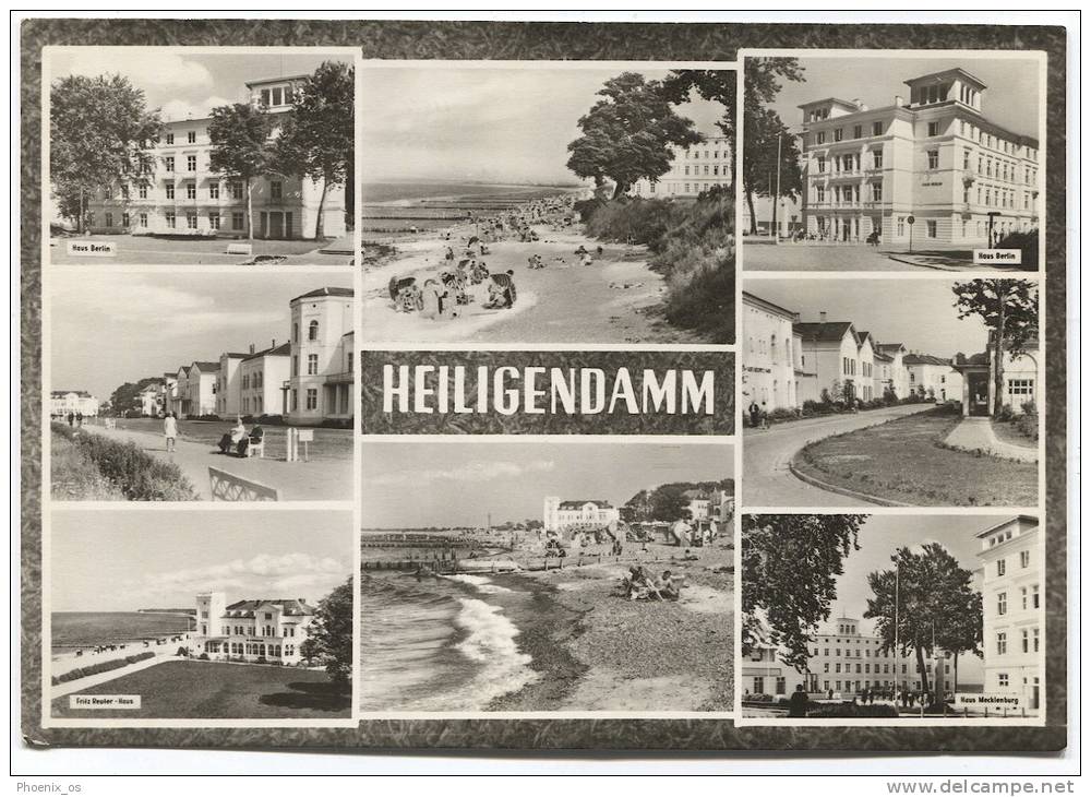 HEILIGENDAMM - Mosaic Postcard, 1962. - Heiligendamm