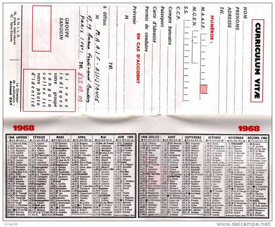 Mémento Du Mutualiste De 1967, Mutuelle Assurance Auto Instituteurs De France, Avec La Carte De Sociétaire Et Son étui - Bank & Insurance