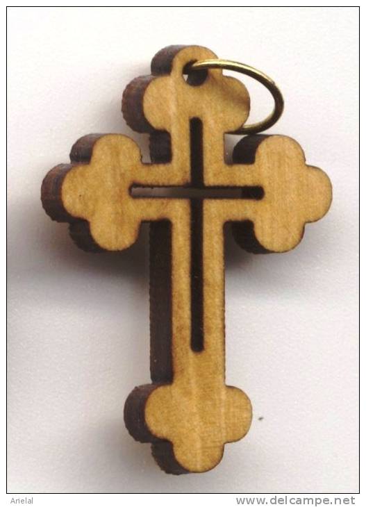 Olive Wood Cross Made In Jerusalem - Religion & Esotericism