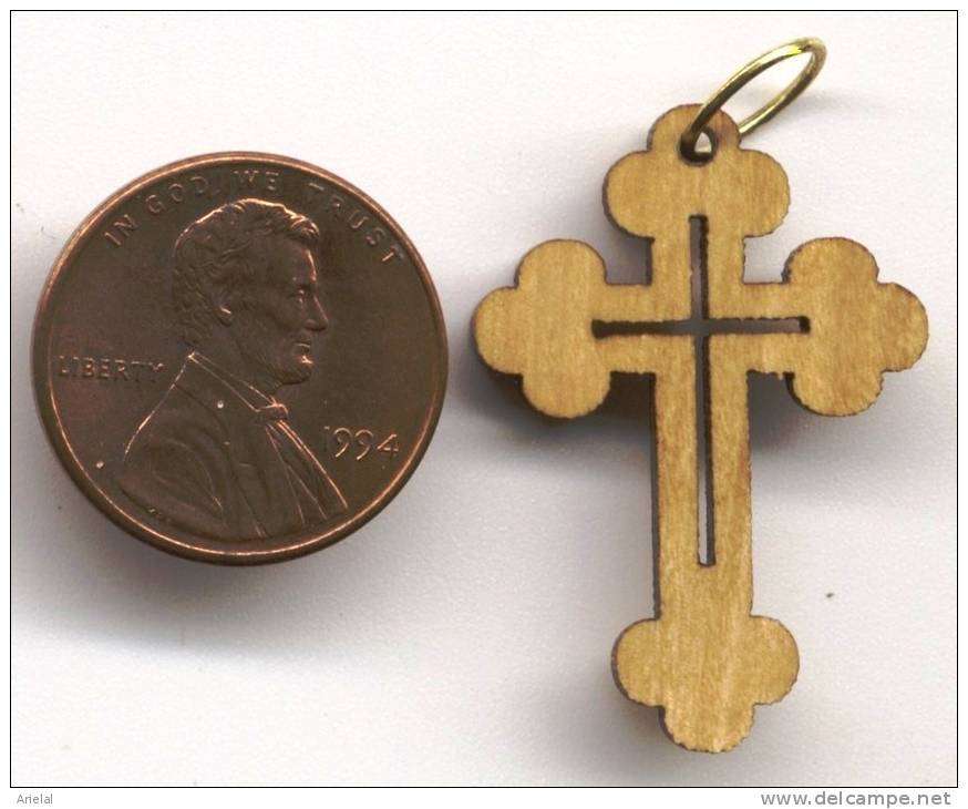 Olive Wood Cross Made In Jerusalem - Religion & Esotericism