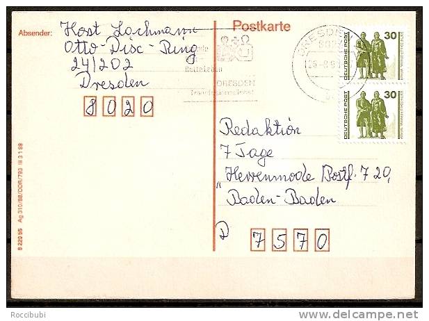 DDR - Ganzsache/Postkarte - Siehe Scann - Otros & Sin Clasificación