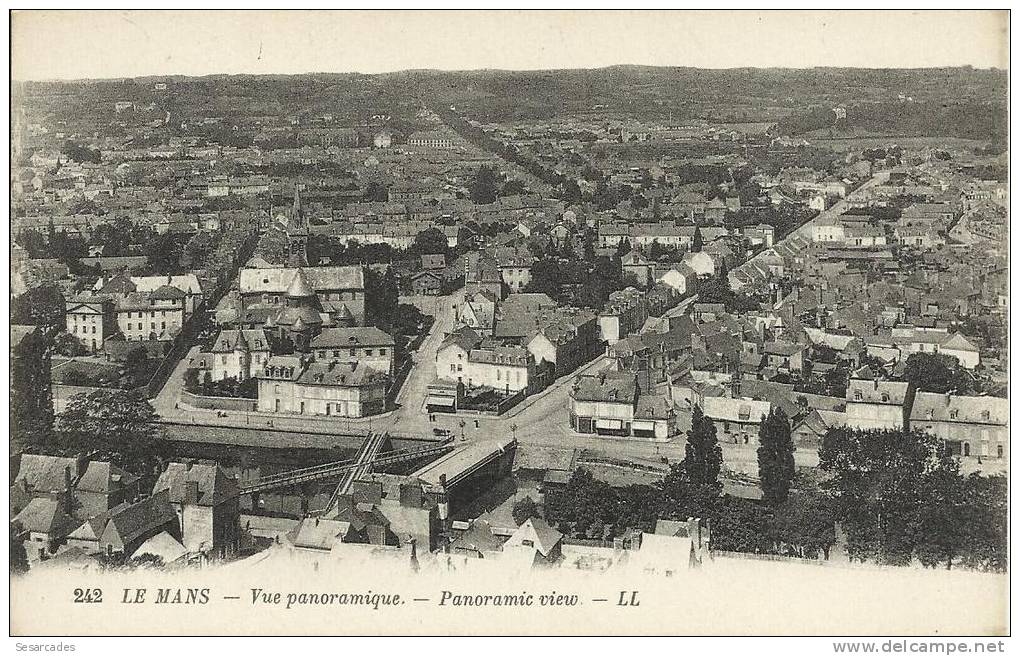 LE MANS, VUE PANORAMIQUE - LL - Le Mans