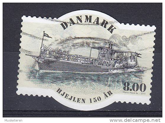 Denmark 2011 BRAND NEW 8.00 Kr. Schiff Ship "Hjejlen" 150 Year Anniversary - Used Stamps