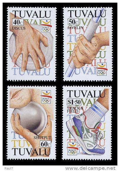 Tuvalu - 1992 - J.O. Barcelona 92 - 4v Neufs ** // Mnh - Tuvalu (fr. Elliceinseln)