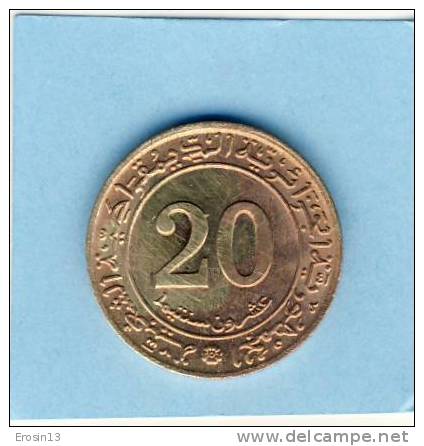 MONNAIE - ALGERIE - 20 Centimes F.A.O. 1972 - Algeria