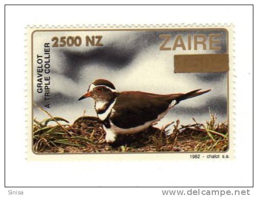 Zaire / Surcharged / Bird (different Value) 2500 - Unused Stamps