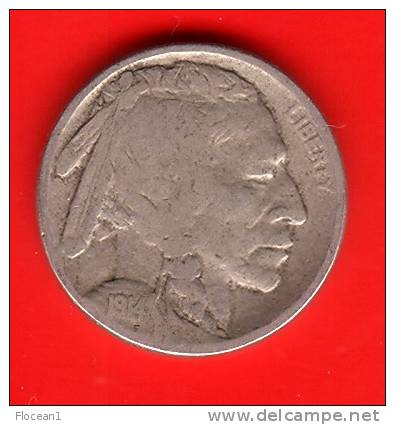 **** USA  - ETATS-UNIS  - 5 CENTS 1914 BUFFALO - NICKEL **** EN ACHAT IMMEDIAT !!! - 1913-1938: Buffalo