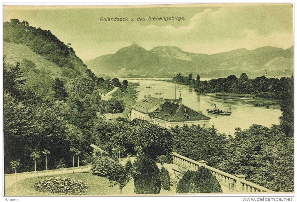 2825. Postal ROLANDSECK (Renania Palatinado) Remagen. 7 Montañas - Remagen