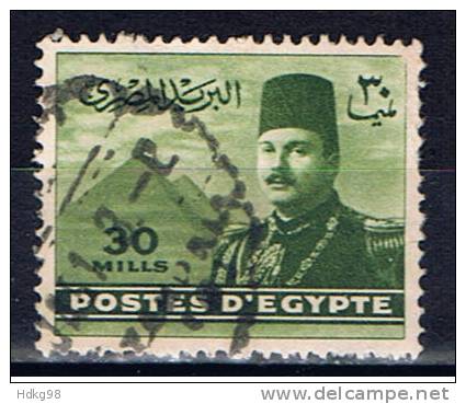 ET+ Ägypten 1947 Mi 319 König Faruk - Used Stamps