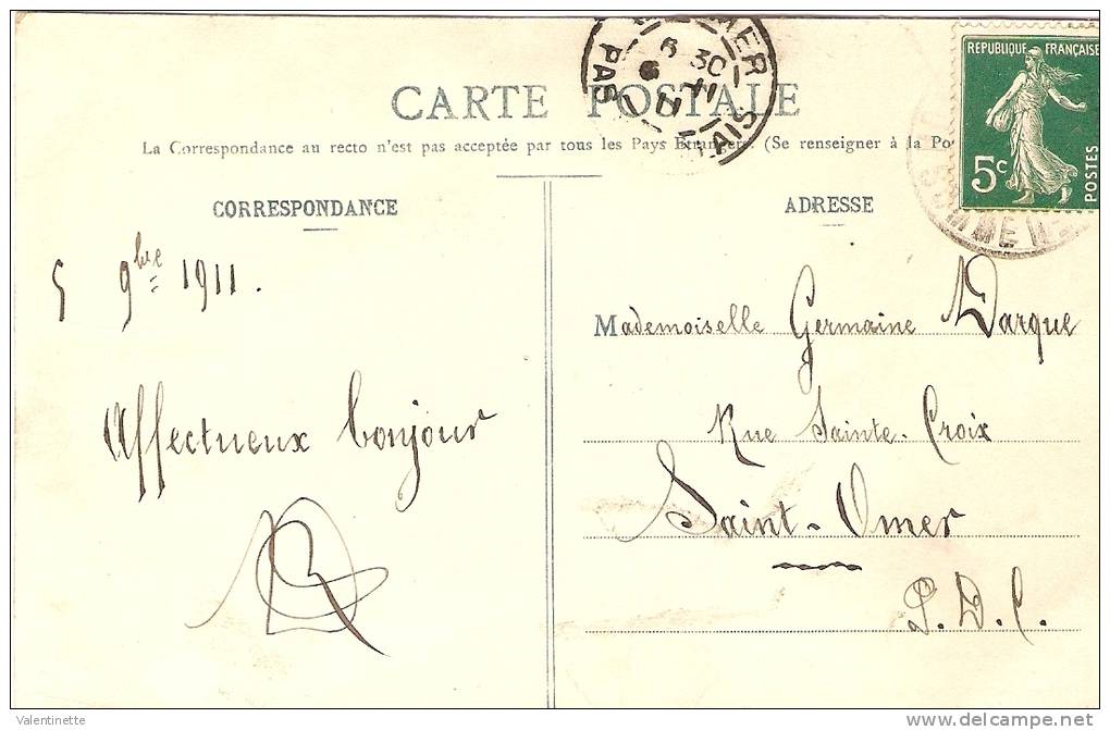 80 NOUVION-en-PONTHIEU -Route Nationnale De Paris à Calais 1911 - Nouvion