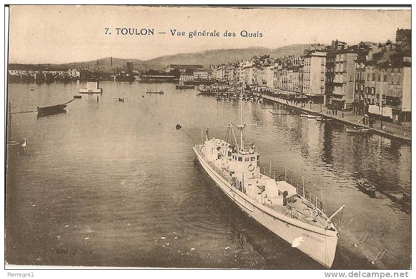 CPA-1924-83-TOULON-CHASSE   UR  DE SOUSMARINS-JEAN ARGAUD-BE - Krieg