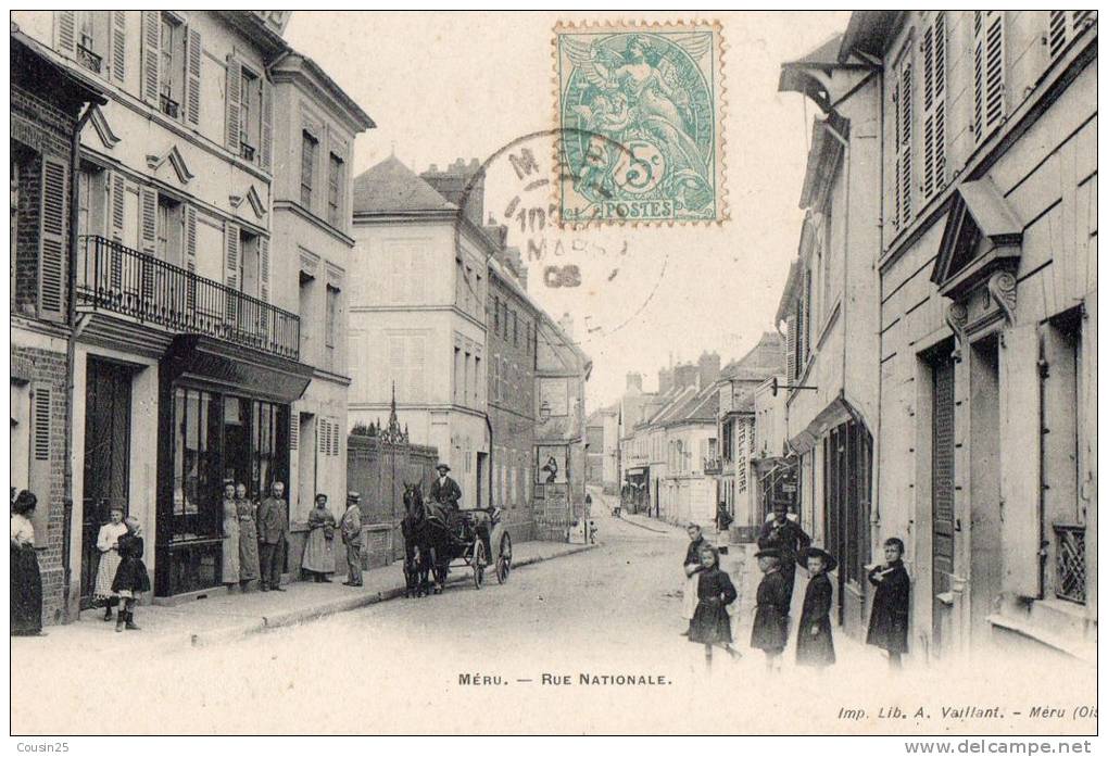 60 MERU - Rue Nationale - Meru