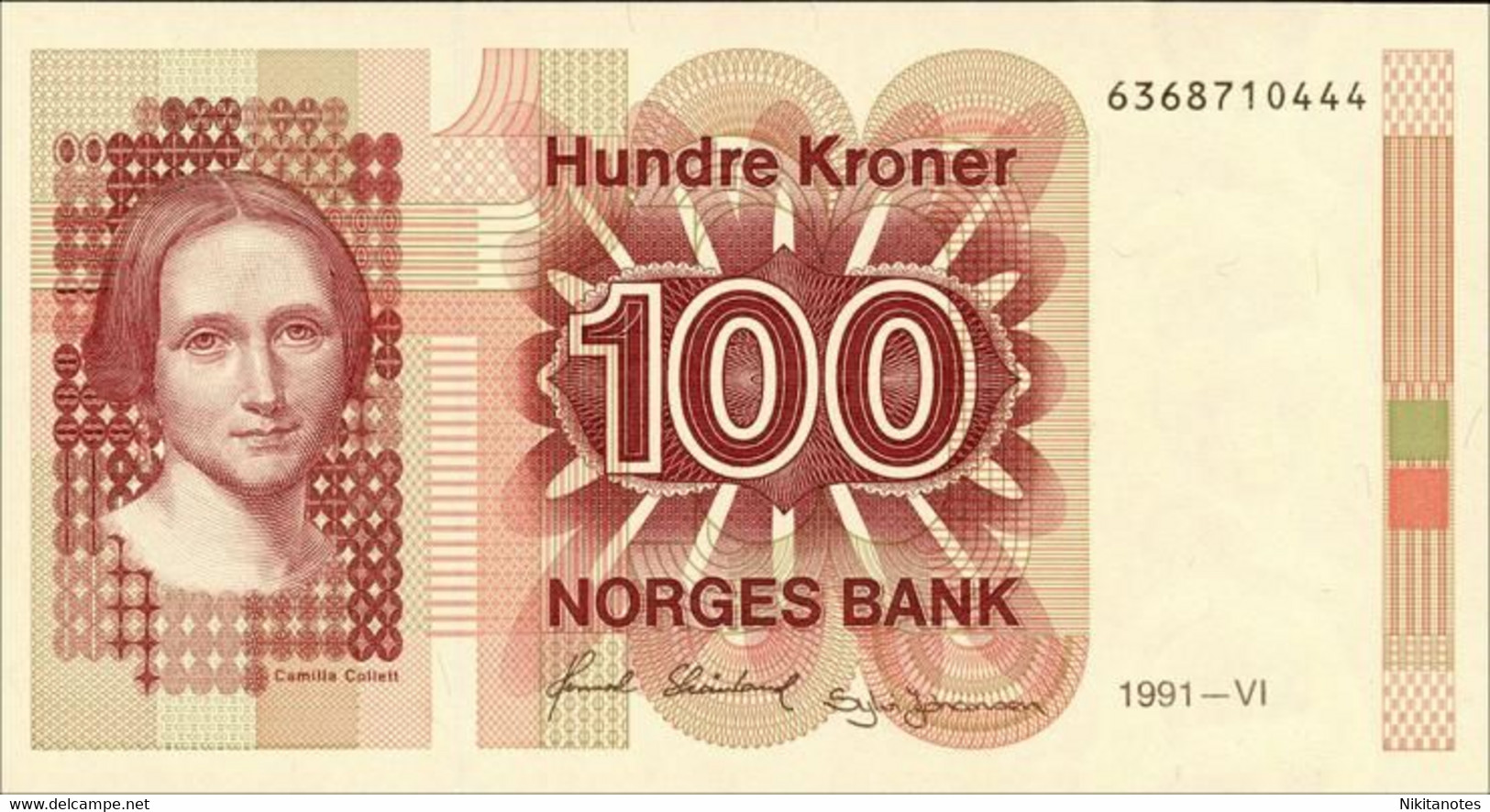 Norvegia 100 Kronen 1991 Unc - Norvegia