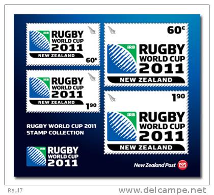 New Zealand - 2011 - Coupe Du Monde De Rugby 2011 - BF Neufs*** MNH - Blocks & Sheetlets
