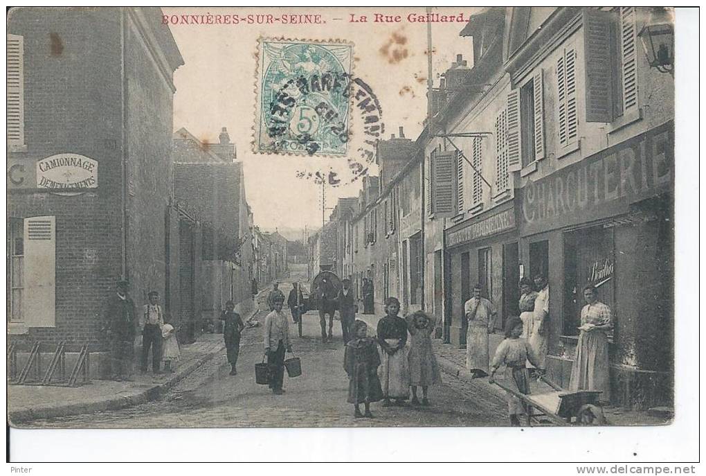 BONNIERES SUR SEINE - La Rue Gaillard - Bonnieres Sur Seine