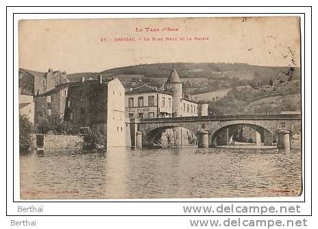 81 BRASSAC - Le Pont Neuf Et La Mairie - Brassac