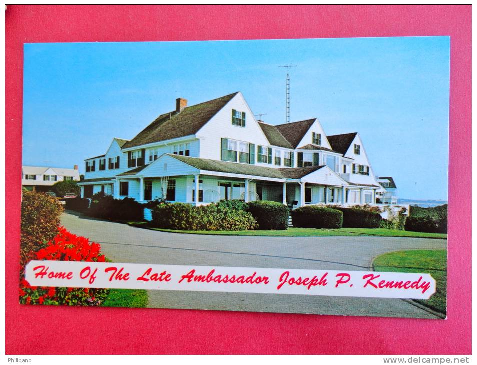 Home Of The Late Ambassador Joseph P.  Kennedy --Cape Cod Ma   Early Chrome      --ref 451 - Cape Cod