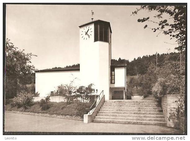 UZNACH Evangelische Kirche Phot. A. Ensslin Uznach Ca. 1960 - Uznach