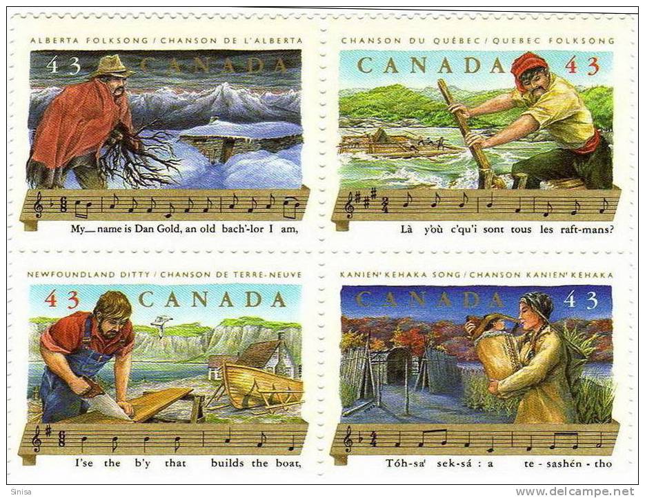 Canada / Folk Songs / Working People - Canada Post Year Sets/merchandise