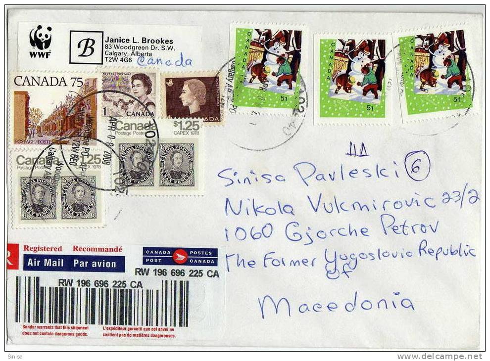 Canada / Letters / Cover / Letre - Cartas & Documentos