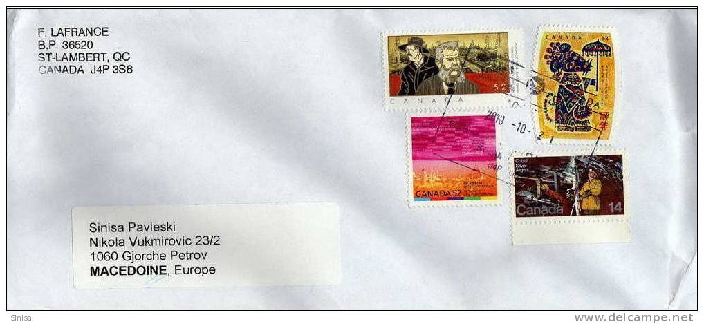 Canada / Letters / Cover / Letre - Lettres & Documents