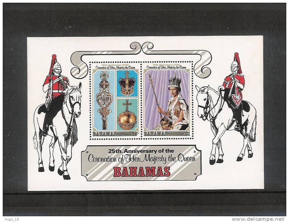 1953 -1978: 25th Anniversary Of The Coronation  Bahamas - 1963-1973 Interne Autonomie