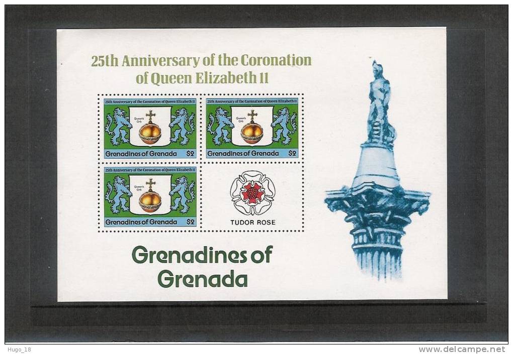 1953 -1978: 25th Anniversary Of The Coronation  Grenada - Grenada (...-1974)