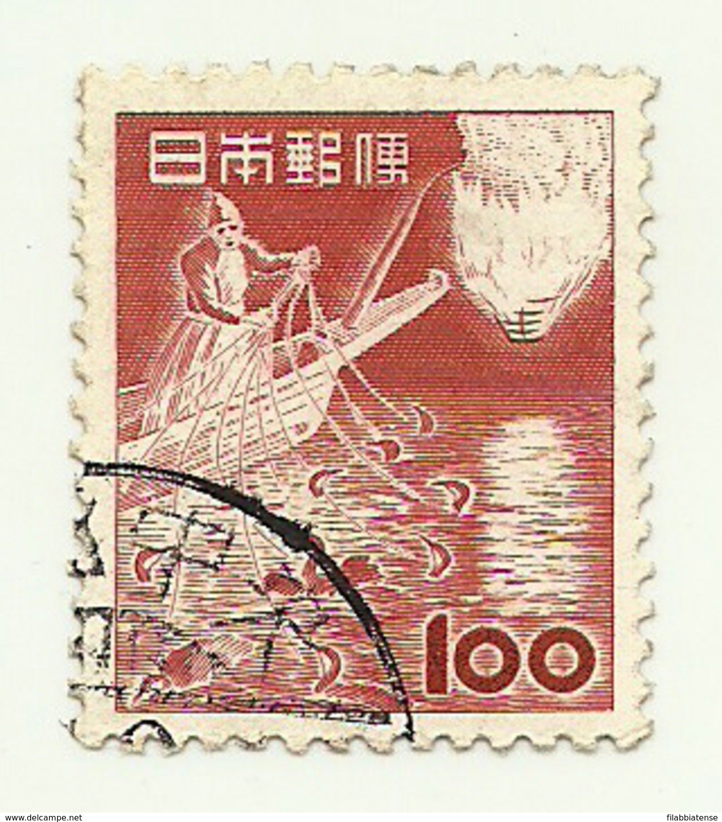 1953 - Giappone 539 Ordinaria C1446 - Oblitérés