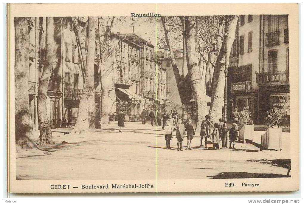 CERET  -  Boulevard Maréchal-Joffre. - Ceret