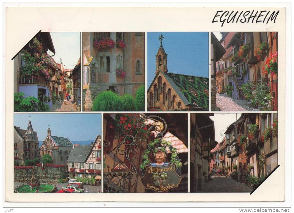 - EGUISHEIM (Haut-Rhin). - Multi-vues - Photo R. Rosenthal - - Autres & Non Classés