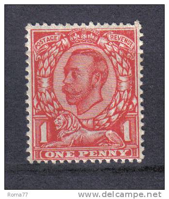 R251 - GRAN BRETAGNA 1912 , Il N. 132 " No Cross On Crown " * Mint.  Non Catalogato - Nuovi